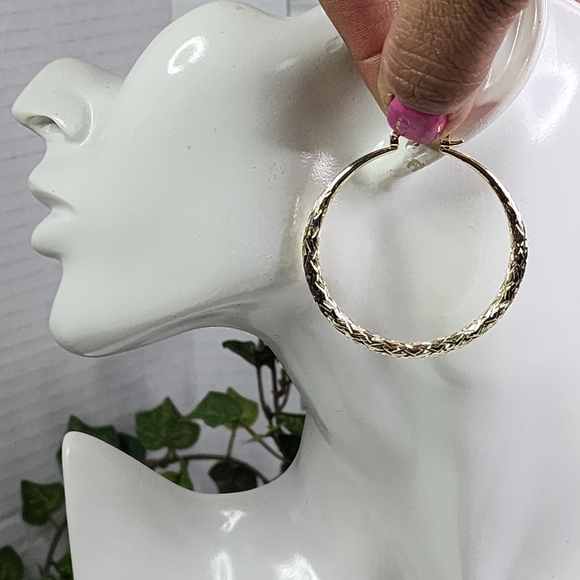 Gold Filled Hoop Earrings - Picture 9 of 10